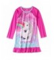 Graphic Nightgown featuring Unicorn Penguin