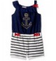 Little Lass Girls Anchor Romper