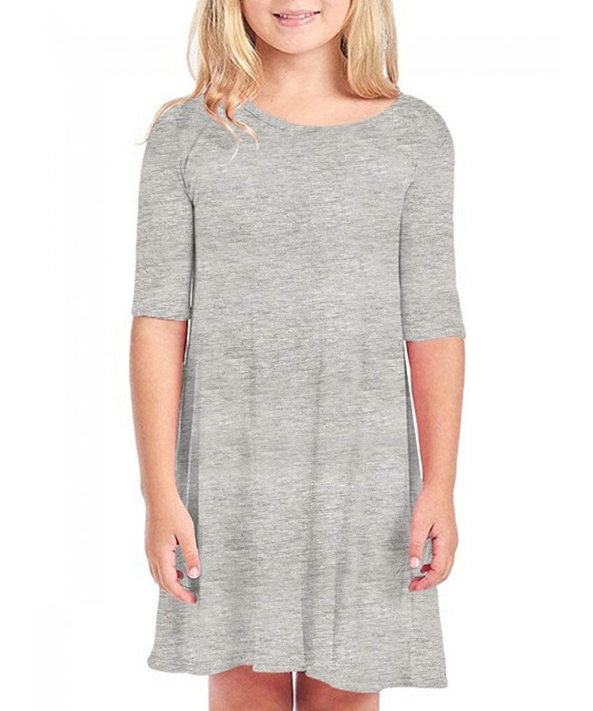 Caitefaso Dresses Crewneck Sleeve Casual