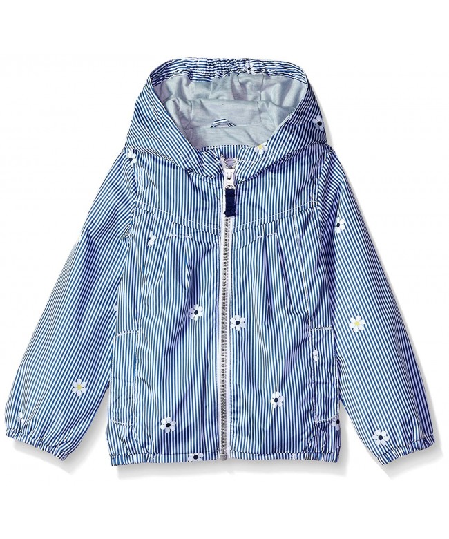 Carters Girls Hooded Printed Windbreaker