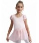 MdnMd Girls Flutter Sleeve Leotard