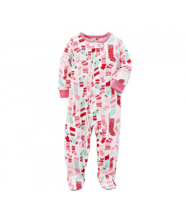 Carters 12M 14 Christmas Stocking Pajamas