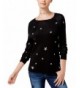 Ultra Flirt Juniors Star Print Sweater