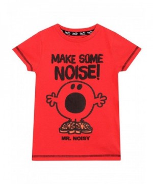 Mr Men Boys Noisy T Shirt