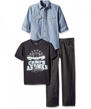 Akademiks Boys 3pcs Woven Shirts