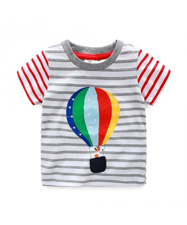 Motteecity Fashion Printed Striped T Shirt