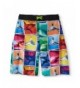 Shark Blocks Black Trunk Shorts