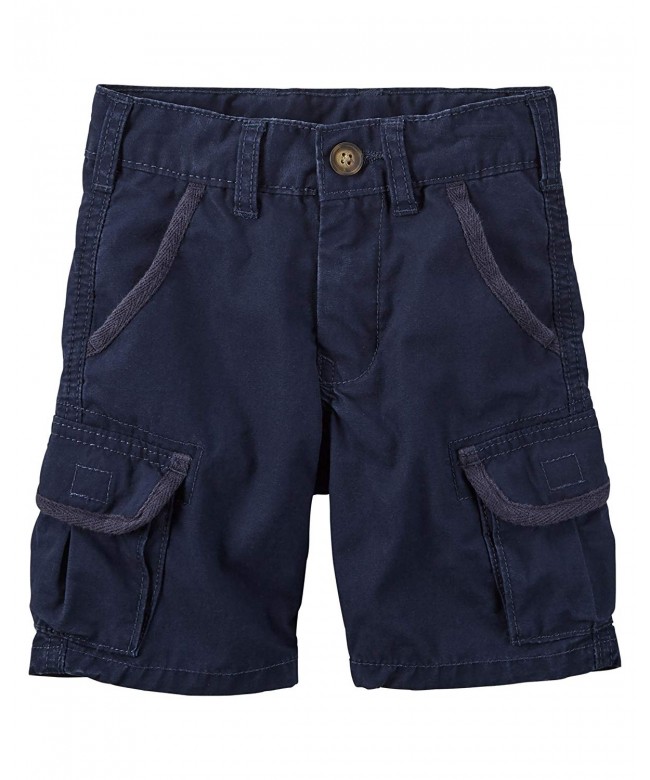 Navy Blue Cargo Shorts - CF12IFGZII1