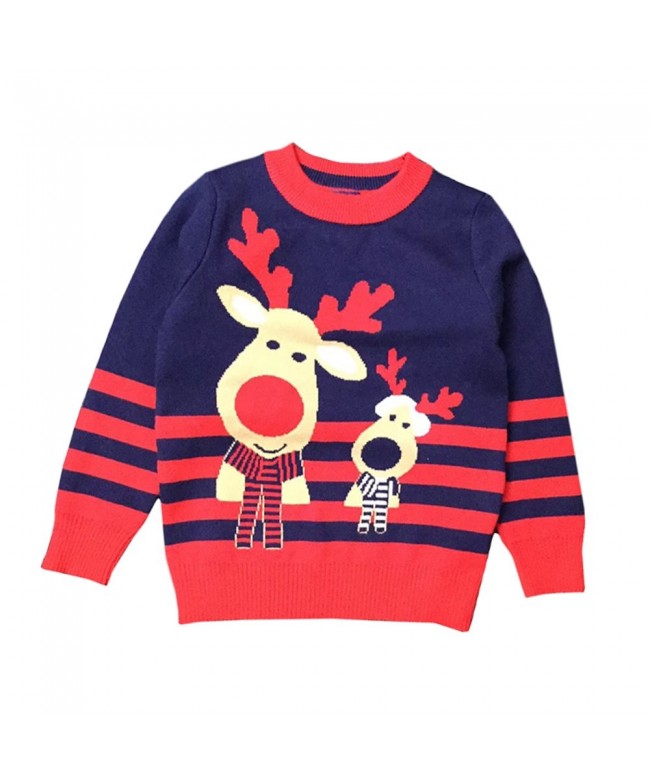 Anbaby Childrens Double Deck Christmas Pullover