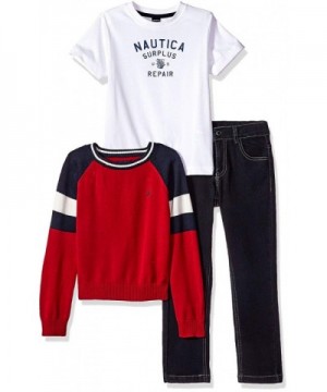 Nautica Raglan Sweater Short Sleeve