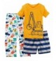 Carters Construction 3 Piece Pajama Yellow