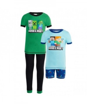 Minecraft Little 4 Piece Cotton Sleepwear