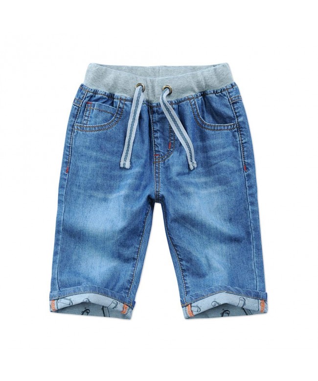 Denim Adjustable Length Summer Shorts