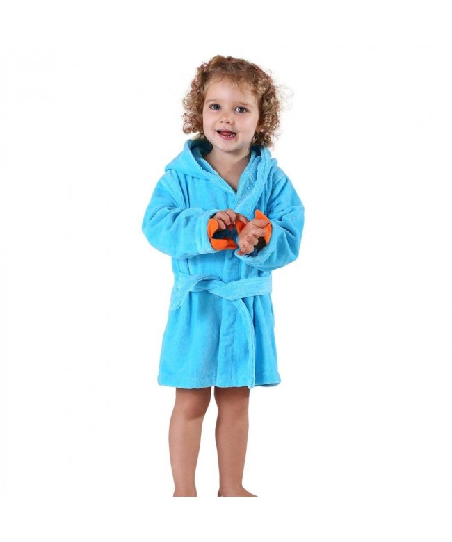 MICHLEY Cotton Animal Dinosaur Bathrobe