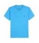 Nautica Sleeve Striped V Neck T Shirt