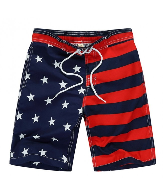 Aulase Classic American Drawstring Boardshorts