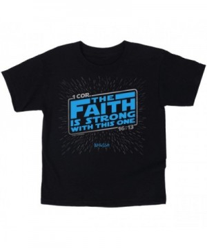 Faith Strong Kidz Tee Black