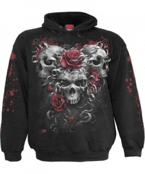 Spiral Boys Skulls Roses Hoody