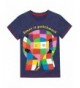 Elmer Patchwork Elephant Boys T Shirt