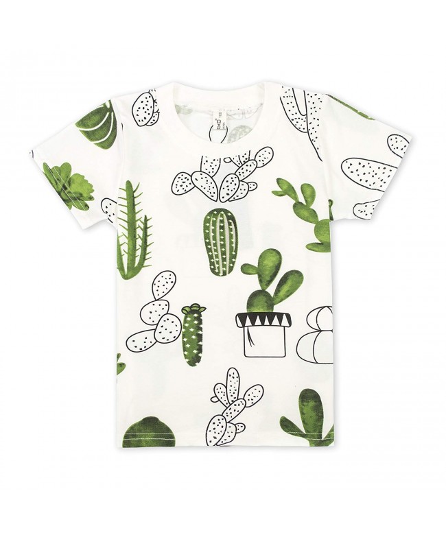 CIELARKO Summer Cactus Cotton T Shirt