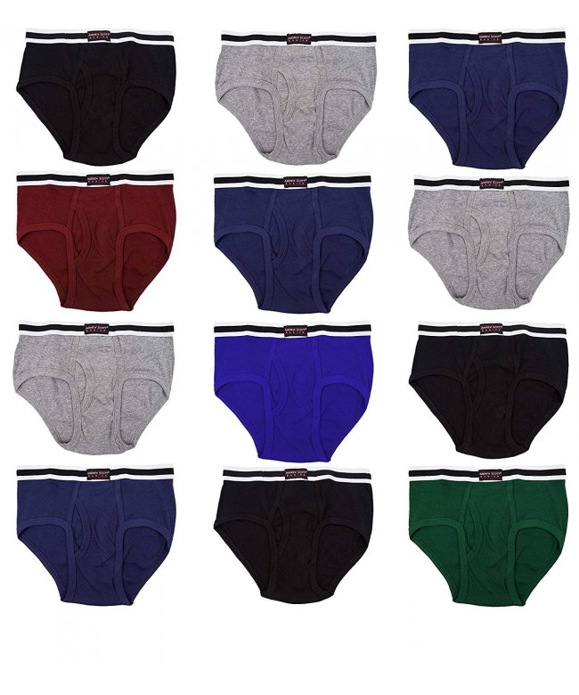 Underwear Toddlers Assorted - 12 Pack - Assorted Solid Colors - CA180NIM625