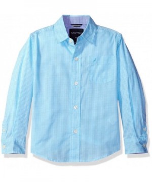 Nautica Sleeve Gingham Woven Shirt