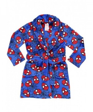 Plush Sleep Kids Superhero Bathrobe