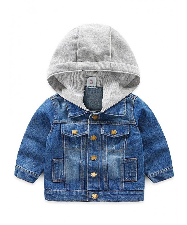 Abolai Basic Jacket Hoodie Button