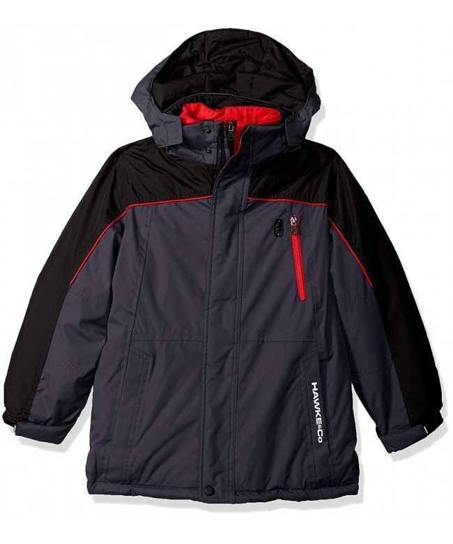 Hawke Boys Parka Contrast Vestee