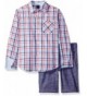 Nautica Sleeve Button Front Short