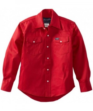 Wrangler Boys Western Solid Shirt