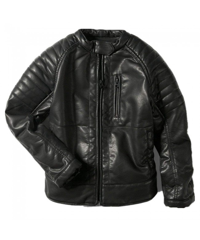 LJYH Leather Jacket Childrens Motorcycle