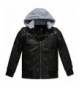 Budermmy Removable Leather Jacket Outdoor