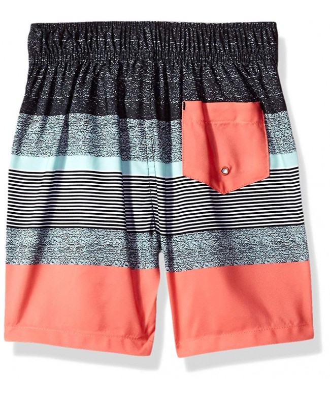 Boys' Stripe Swimsuit-Toddler - Red - CZ12O0HXIEN