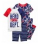 Carters Boys Firetruck 4 Piece Pajama