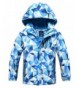 HuTuHu Fleece Windbreaker Waterproof Outerwear