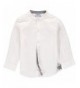 Boys Plain White Button Up