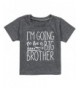 UNIQUEONE Going Brother Letter T Shirt