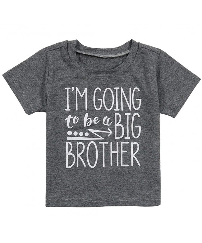 UNIQUEONE Going Brother Letter T Shirt