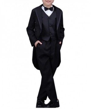 YUFAN Black Pieces Tuxedo Tailcoat