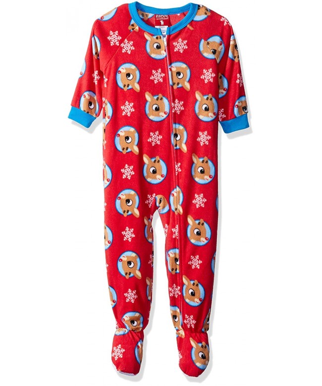 Rudolph Toddler Fleece Blanket Sleeper