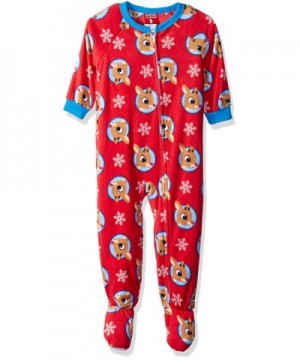 Rudolph Toddler Fleece Blanket Sleeper