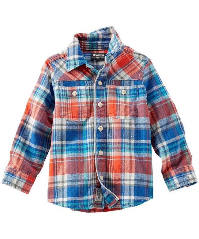 Carters Woven Plaid Shirt 463g151