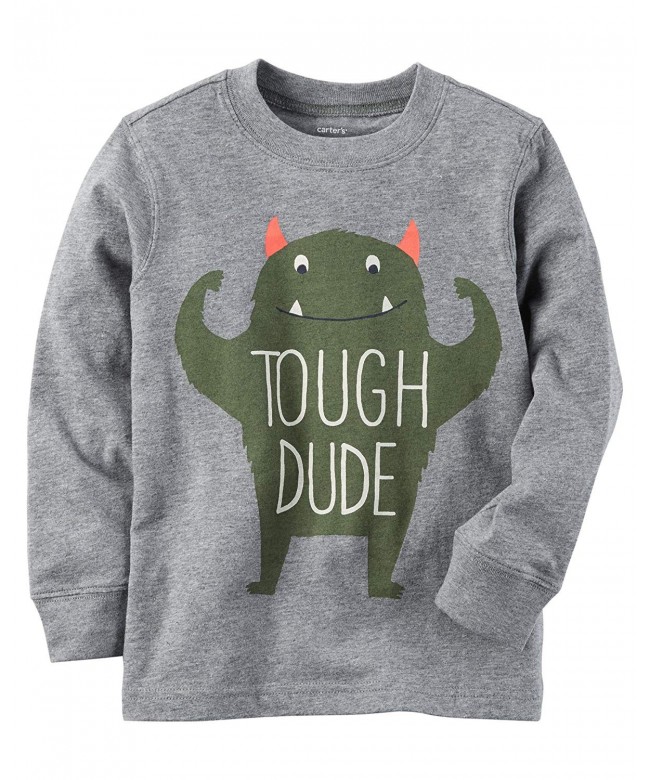 Carters 2T 4T Long Sleeve Tough Graphic