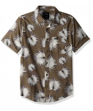 RVCA Palms Short Sleeve Button