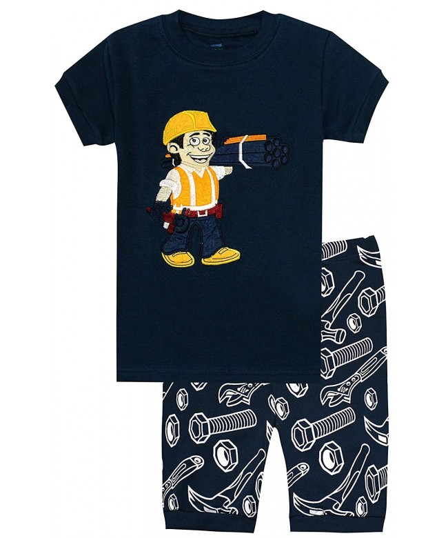 Elowel Shorts Builder Pajamas Toddler 10Y