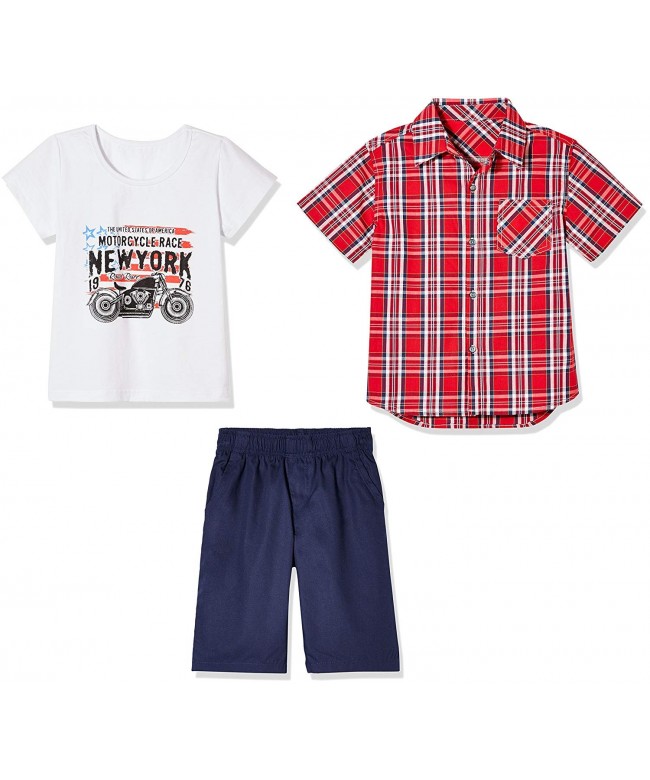 Sprout Star Check Shorts Cotton