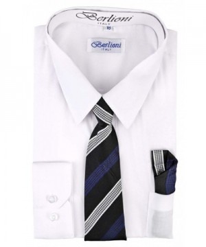 Berlioni Dress Shirt Necktie Hanky