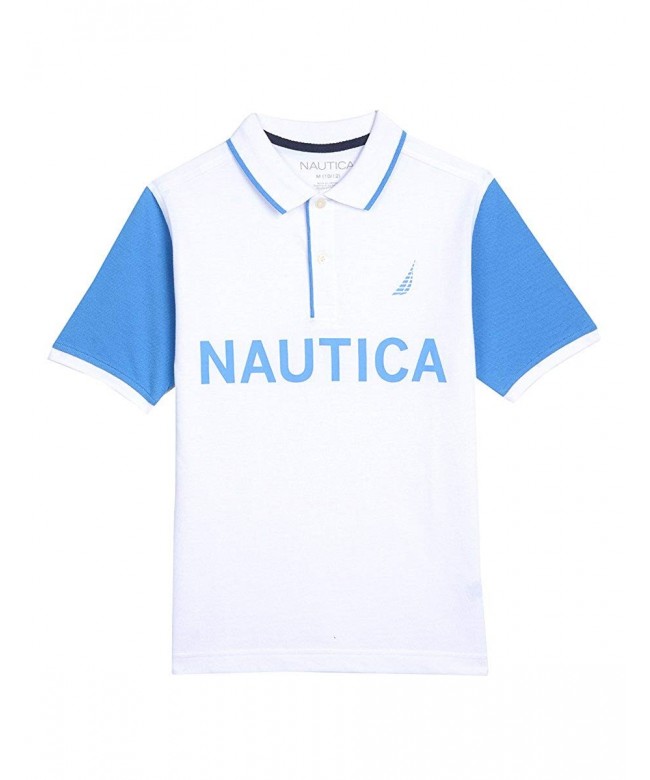Nautica Short Sleeve Solid Embroidery