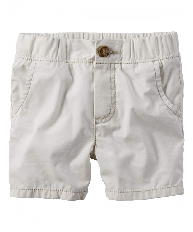 Carters Pull Poplin Shorts Pockets